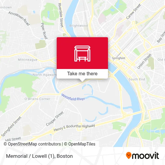 Memorial / Lowell (1) map