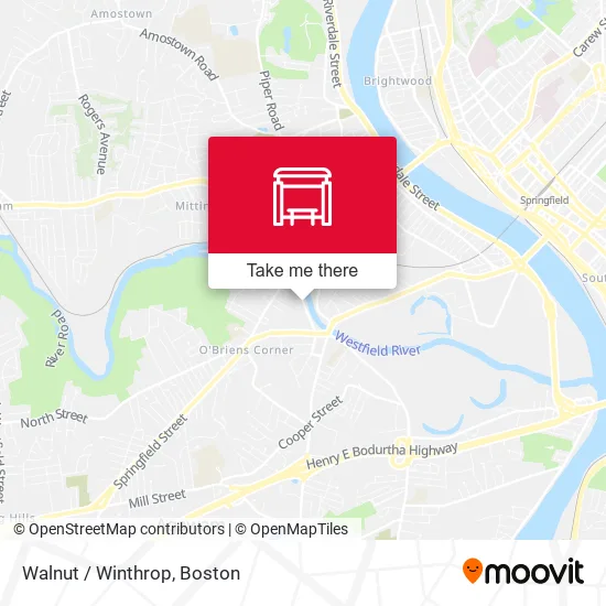Walnut / Winthrop map