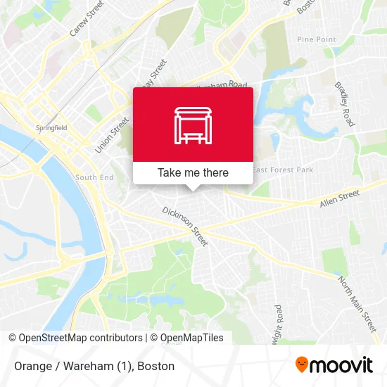 Orange / Wareham (1) map
