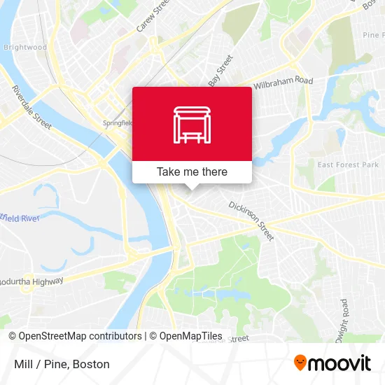 Mill / Pine map