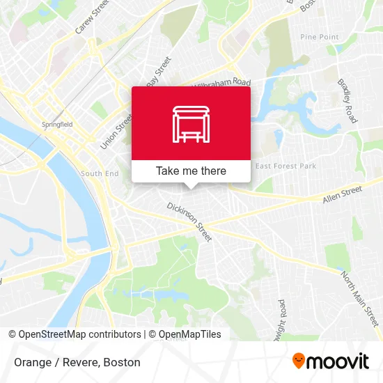 Orange / Revere map
