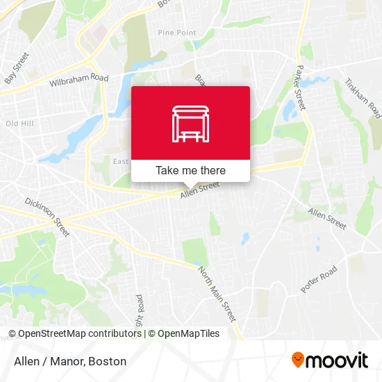 Allen / Manor map