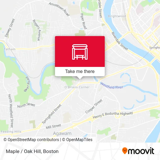 Maple / Oak Hill map