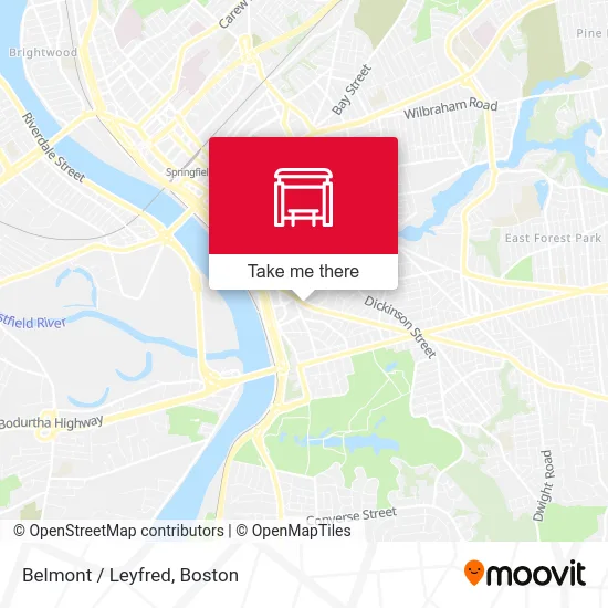 Belmont / Leyfred map