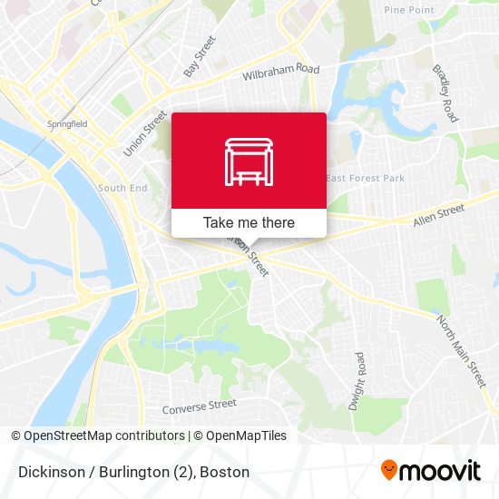 Dickinson / Burlington (2) map