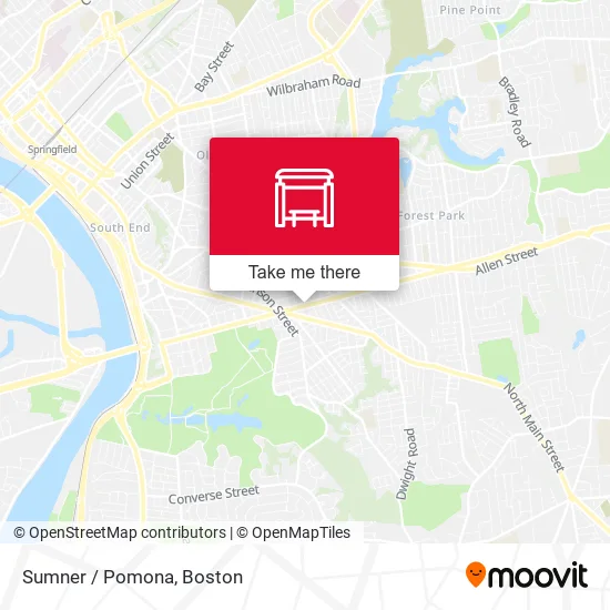 Sumner / Pomona map