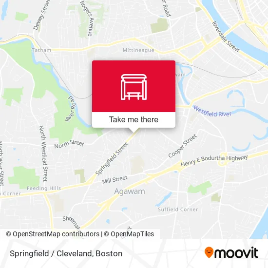 Springfield / Cleveland map