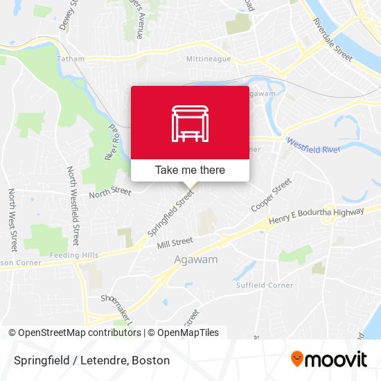 Springfield / Letendre map