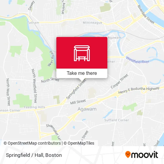 Springfield / Hall map