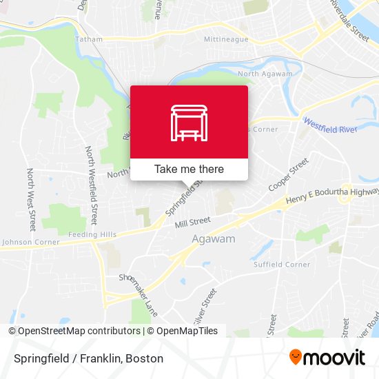 Springfield / Franklin map