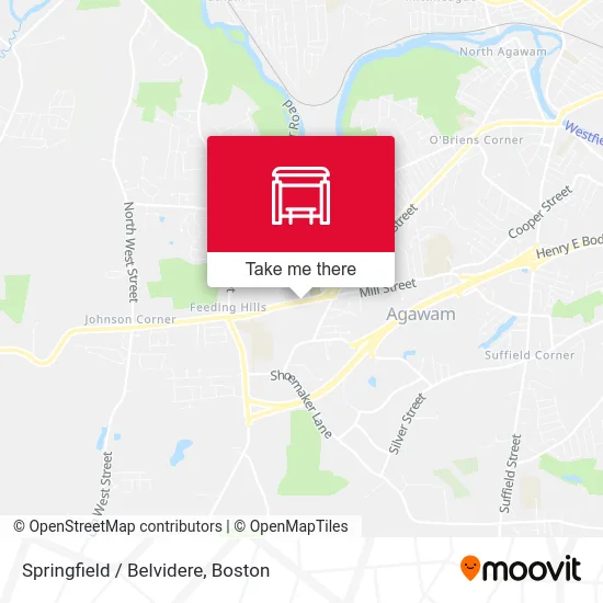 Springfield / Belvidere map