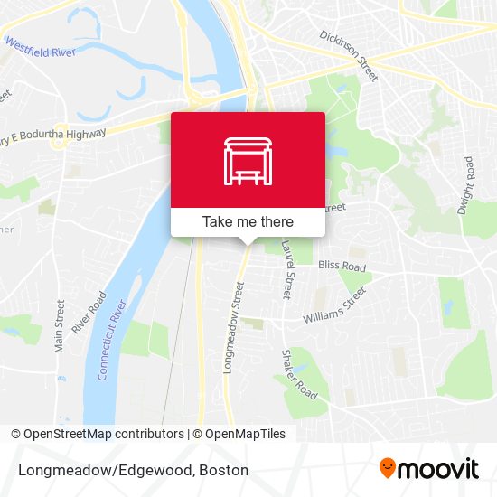 Mapa de Longmeadow/Edgewood