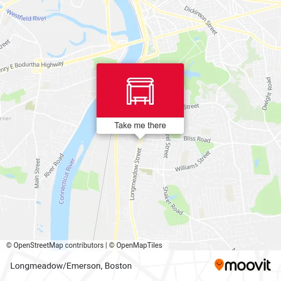 Longmeadow/Emerson map