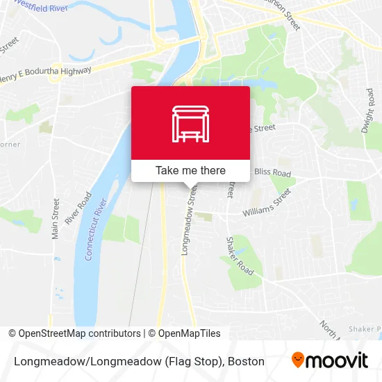Longmeadow / Longmeadow (Flag Stop) map