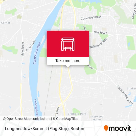 Longmeadow/Summit (Flag Stop) map