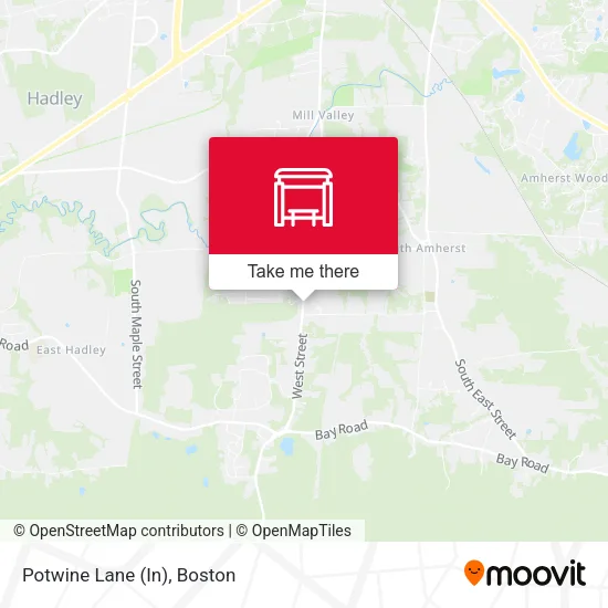 Potwine Lane (In) map