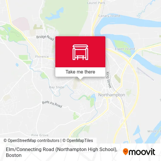 Elm / Connecting Road (Northampton High School) map