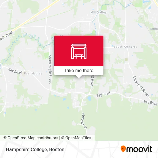 Hampshire College map