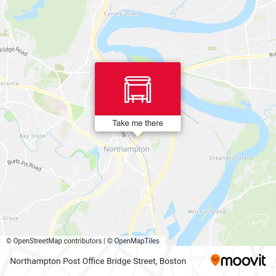 Northampton Post Office Bridge Street map