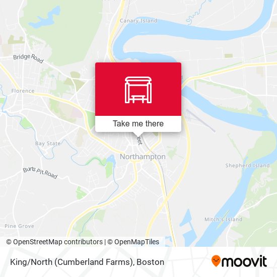 Mapa de King/North (Cumberland Farms)