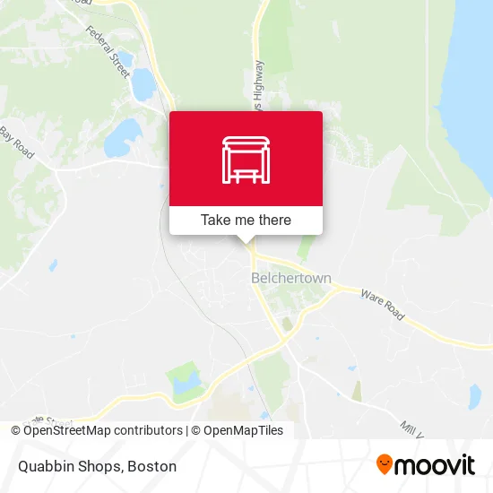 Quabbin Shops map