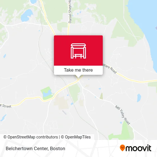 Belchertown Center map