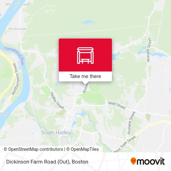 Dickinson Farm Road (Out) map