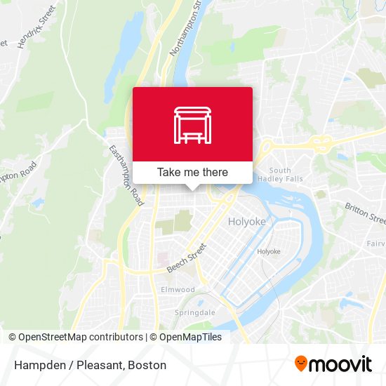 Mapa de Hampden / Pleasant