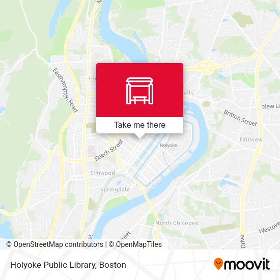 Holyoke Public Library map