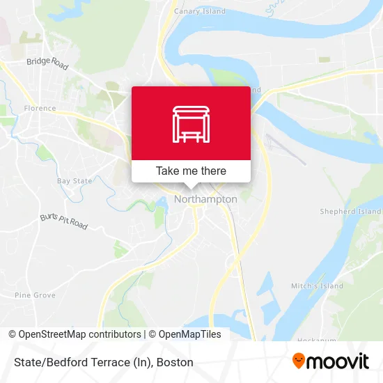 State/Bedford Terrace (In) map