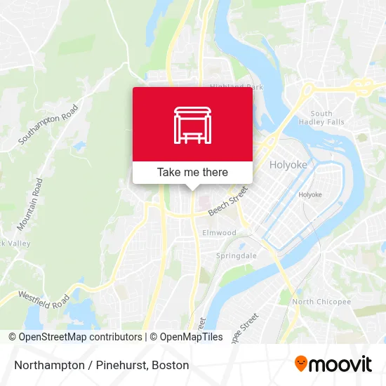 Northampton / Pinehurst map