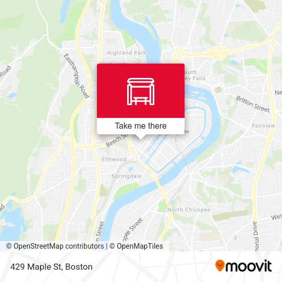 429 Maple St map