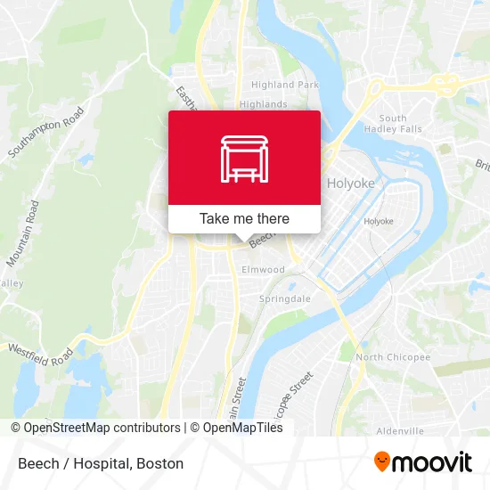 Beech / Hospital map