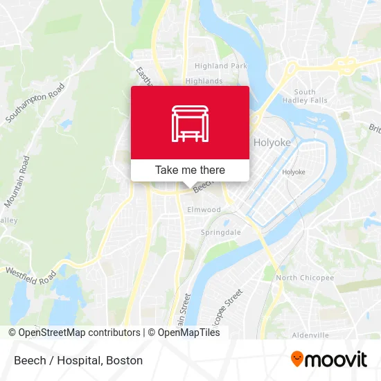 Beech / Hospital map