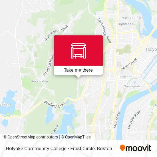 Holyoke Community College - Frost Circle map