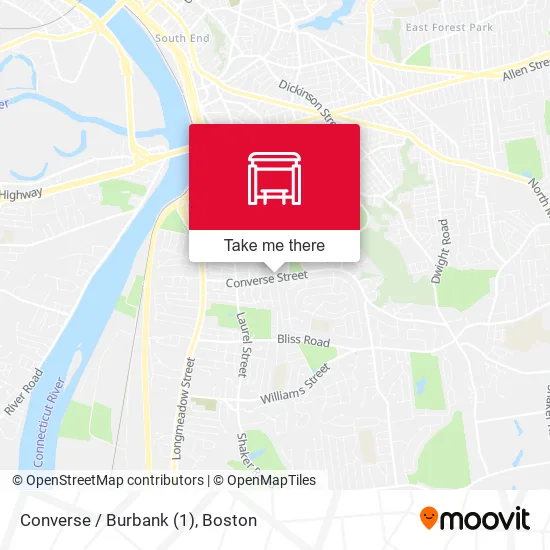 Converse / Burbank (1) map