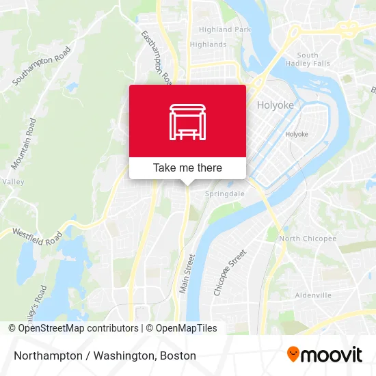 Northampton / Washington map