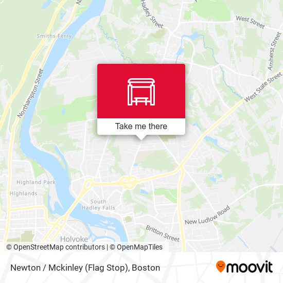 Newton / Mckinley (Flag Stop) map