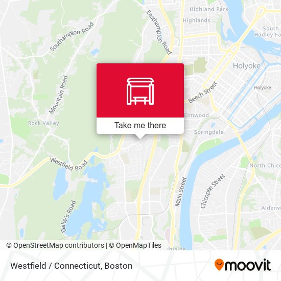 Mapa de Westfield / Connecticut