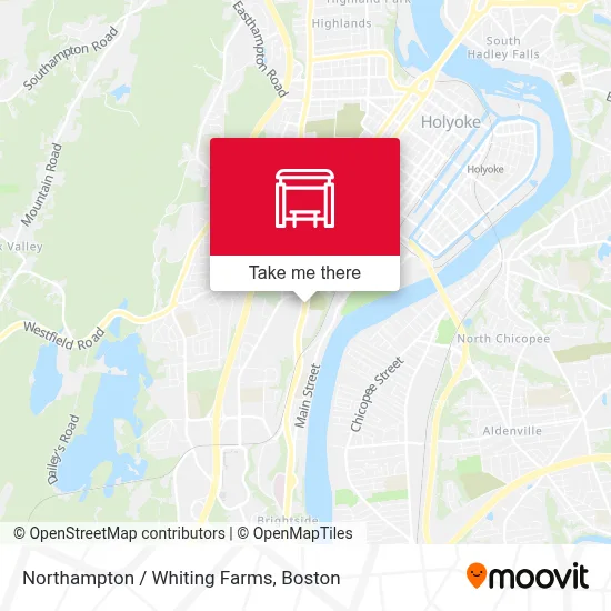 Northampton / Whiting Farms map