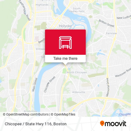Chicopee / State Hwy 116 map