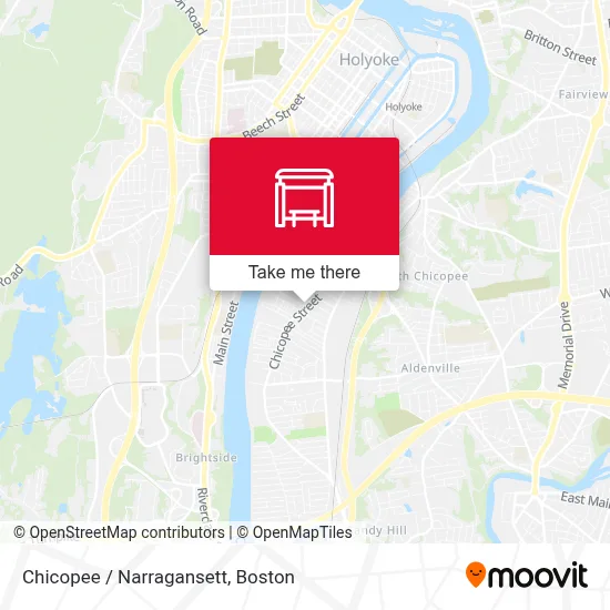 Chicopee / Narragansett map