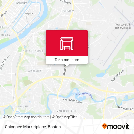Chicopee Marketplace map