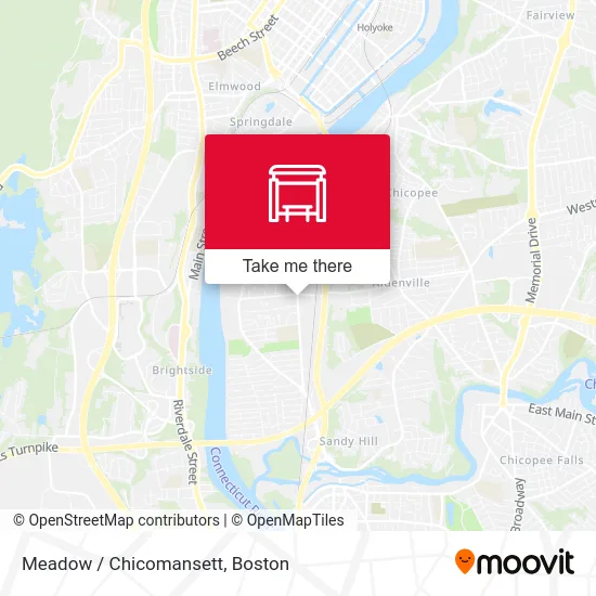 Meadow / Chicomansett map