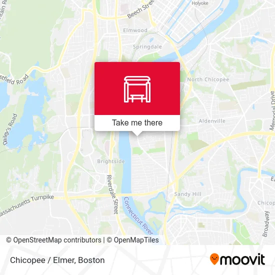 Chicopee / Elmer map