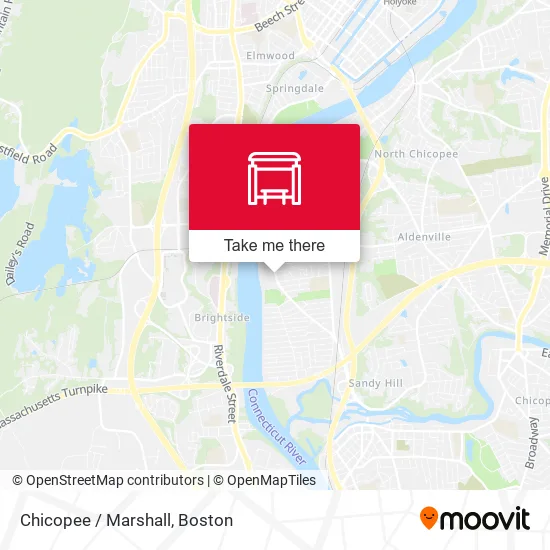 Chicopee / Marshall map