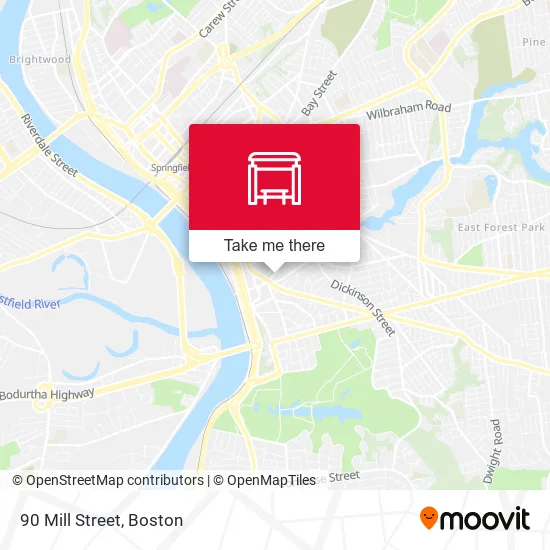 90 Mill Street map