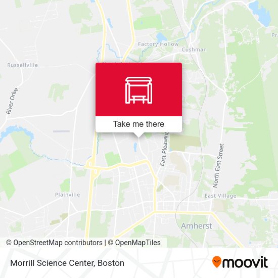 Morrill Science Center map