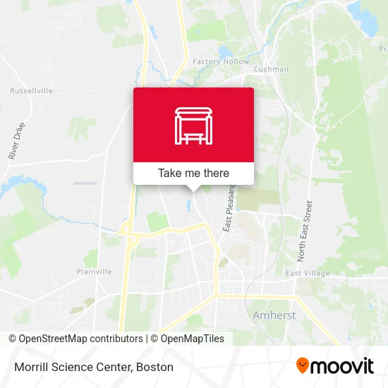 Morrill Science Center map