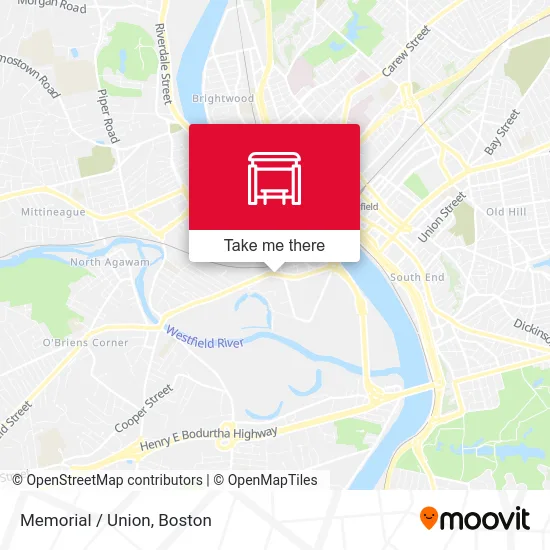 Memorial / Union map